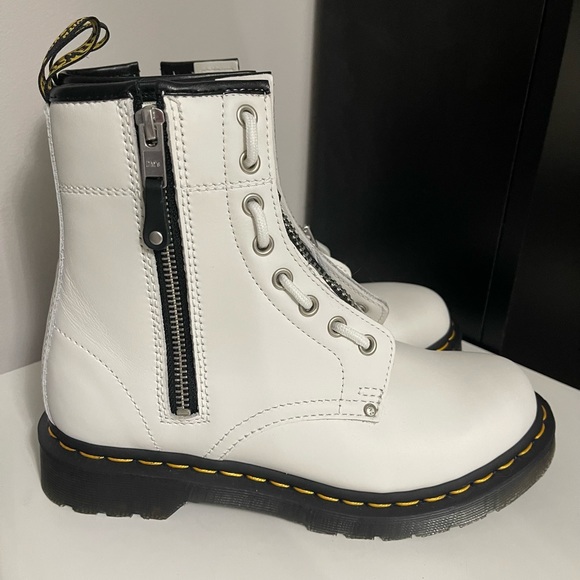 Shoes - Dr. Martens womens 1460 Twin Zip Fashion Boot